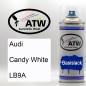 Preview: Audi, Candy White, LB9A: 400ml Sprühdose, von ATW Autoteile West.